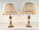 A Pair of French Louis XV1 Style Candlesticks