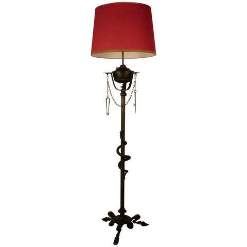 Italian "Grand Tour" Style Bronze Floor Lamp