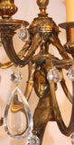 Pair of Louis XVI Style Bronze Eight-Light Candelabra