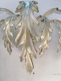 Pair of Murano Glass Leaf Wall Sconces