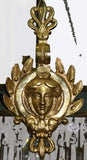 Napoleon III Bronze and Crystal Gazolier