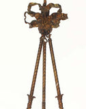 French Bronze Gazolier Modeled as a Torchlight