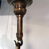 Dutch Style Bronze Six-Arm Chandelier