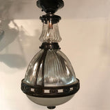 French Art Deco Holophane Industrial Pendant