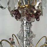 Early French Six-Light Bronze Chandelier