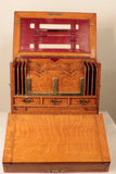 Irish Golden Oak Writing Box