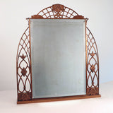 Pair of Copper Framed Art Deco Dressing Table Mirrors