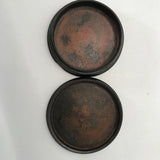 Brunswick Round Snuff Box, Painted with a Banker