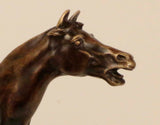 Bronze Figure of an Arab Horse Signed by Pierre Jules Mêne