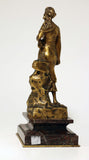 Edouard Drouot Study of a Young Woman Bronze