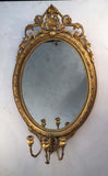 Pair of Louis XIV Style Carved and Gilt Wood Girandole Mirrors