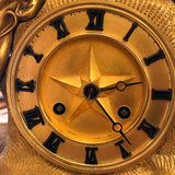 Charles X Figural Ormolu Mantel Clock Depicting Urania