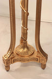 Pair of Louis XVI Style Giltwood Torchieres