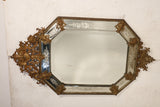 Louis XV Style Octagonal Mirror With Bronze Mounts