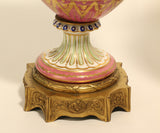 Pair of Sevres Style Urns