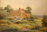 Henry J S Stannard "Near Kimbarton" and "In a Hampshire Garden", Pair