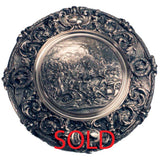 Sideboard Dish, Cast with a Cavalry Charge at Waterloo