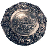 Sideboard Dish, Cast with a Cavalry Charge at Waterloo