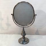 Silver Plate Vanity or Shaving Mirror