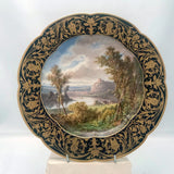 Pair of Sevres Cabinet Plates Views of Normandy