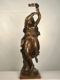 J-B Clesinger "Zingara, Danseuse Napolitaine" Period Bronze