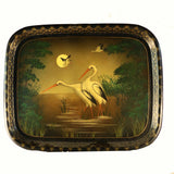 Victorian Tole Painted Tray