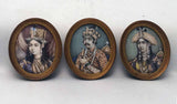 Set of Three Anglo-Indian Miniatures