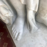 Near Life-Sized Italian White Marble Figure of Ceres, After the Antique