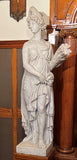 Near Life-Sized Italian White Marble Figure of Ceres, After the Antique