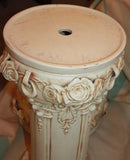 Pair of Weller Ivory Planters on Stand