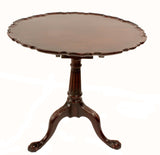 Pair of George III Style Pie Crust Tilt-Top Tables