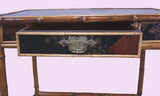 Victorian Japoniste Bamboo and Lacquer Table