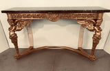 Italian Antique Baroque Style Giltwood Console