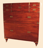 Campaign Chest with Fitted Drawer