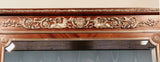 French Louis XVI Breakfront Vitrine in Violet Wood and Parquetry