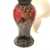 William Moorcroft Pottery Pomegranate Table Lamp