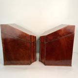Pair of George 111 Inlaid Mahogany Knife Boxes