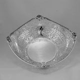 Florentine Large Pierced Silver Bowl