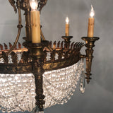 Louis XVI Style Six-Light Basket Chandelier
