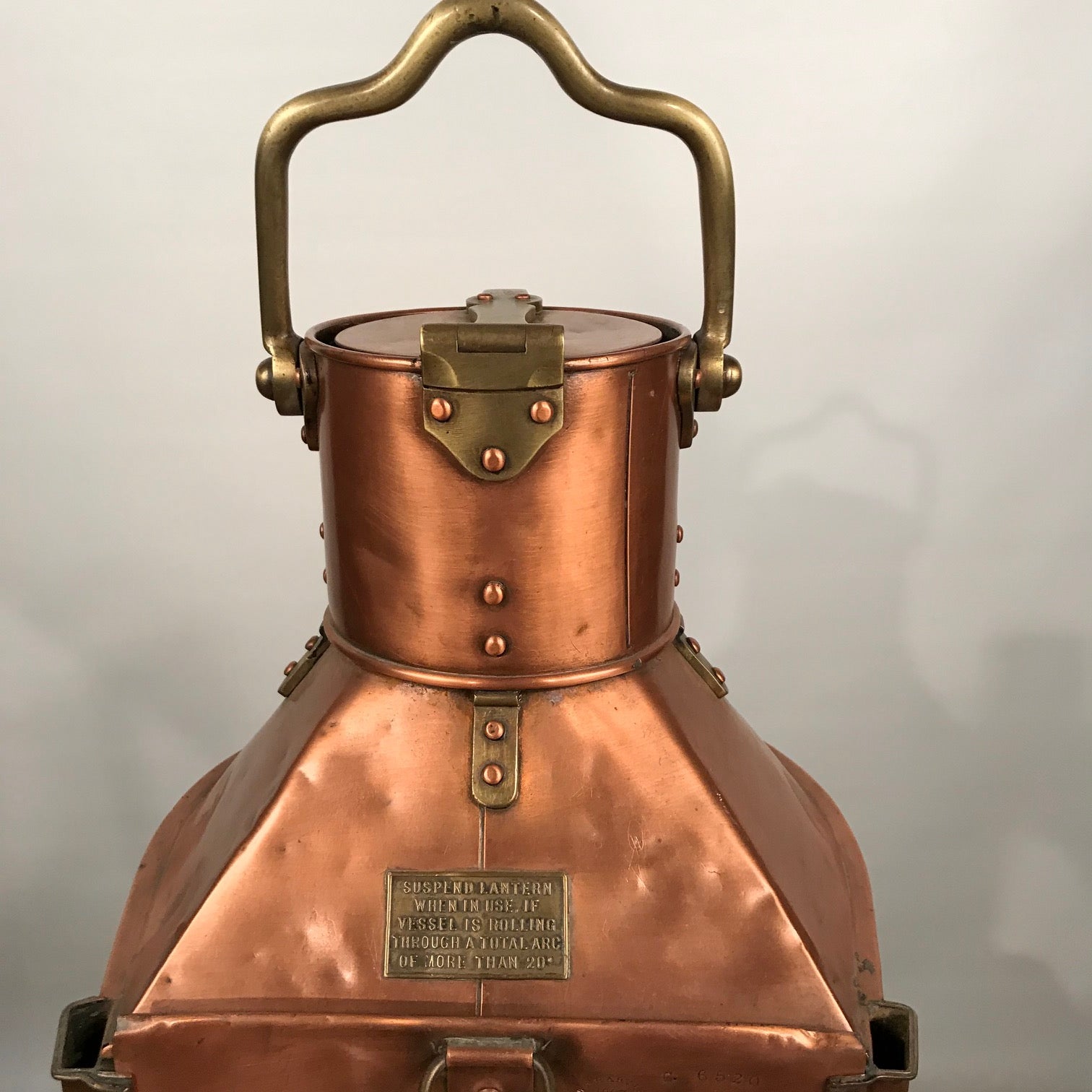 Wm Harvie Copper Signal Ship Lantern – Grand Central Inc