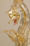 Pair of Murano Glass Seahorse Table Lamps