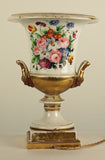 Pair of French Empire Style Porcelain Urns