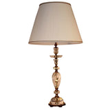 Rock Crystal and Gilt Bronze Table Lamp
