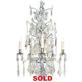 Louis XV Style Gilt Bronze and Crystal Chandelier