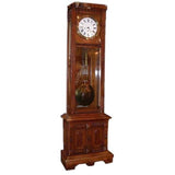 American Eastlake Oak Regulator Clock by Gilbert